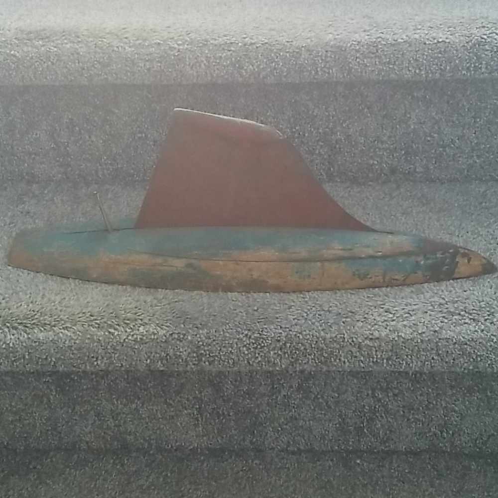 Vintage toy boat